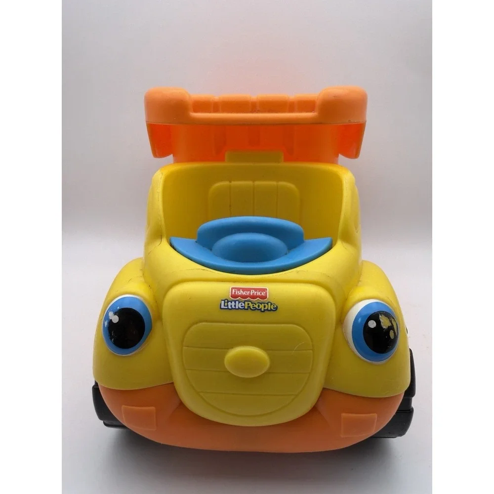 Fisher-Price Little People Dump Truck Toy 2009 Ages 1-4 Years. Works!